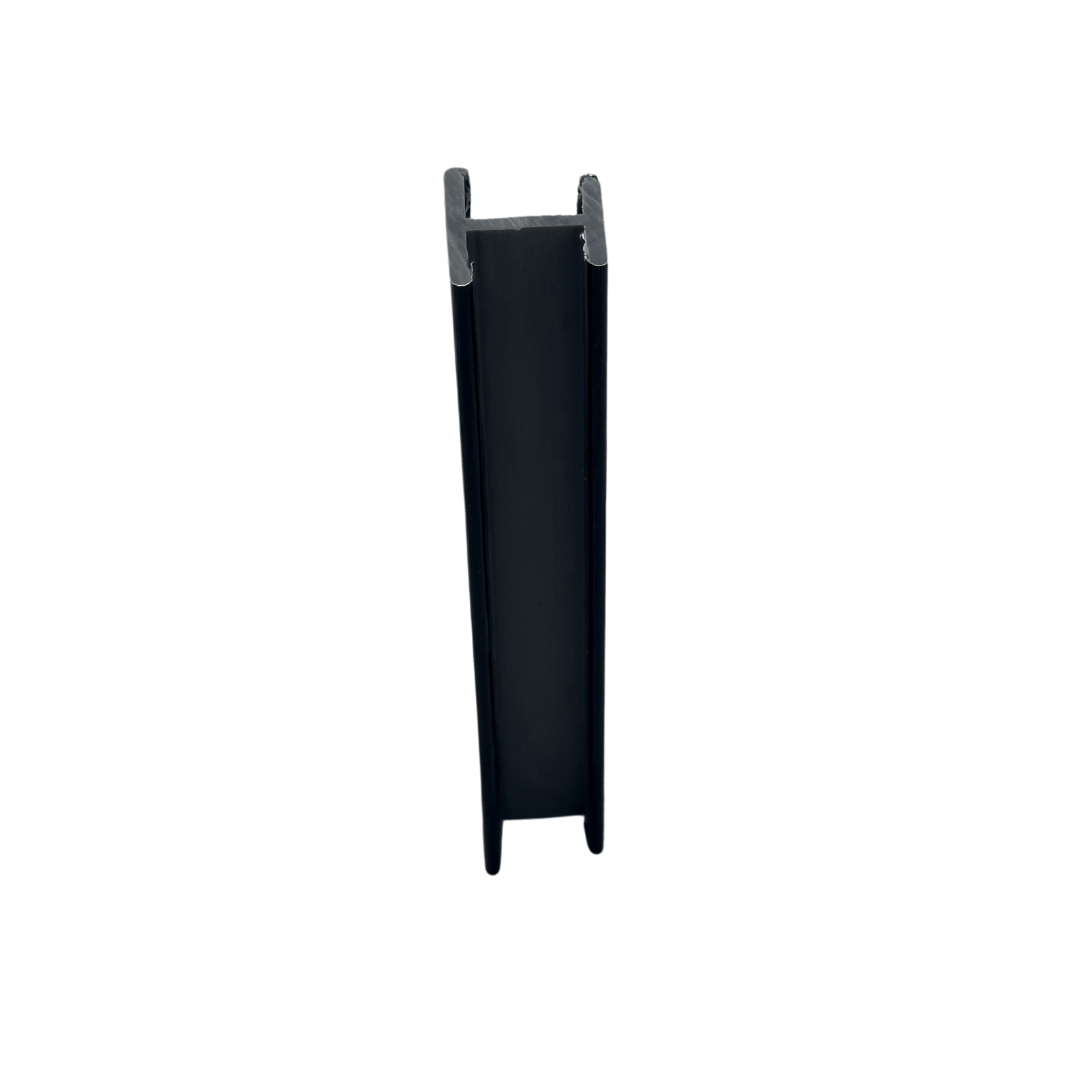 Plinth Straight Connector Black Brushed