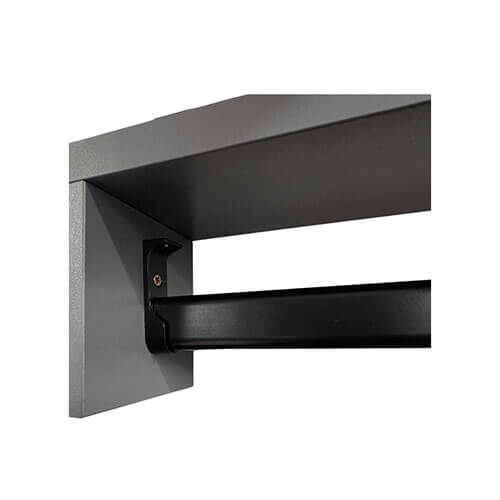 Wardrobe Rail Support Oval Black in Kenya